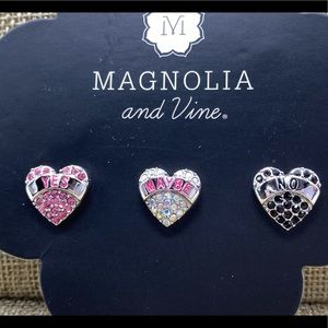 Set of 3 Magnolia and Vine 12mm Mini snaps
